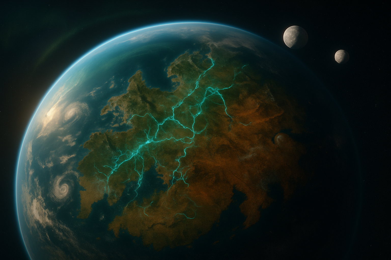 Elarra from space